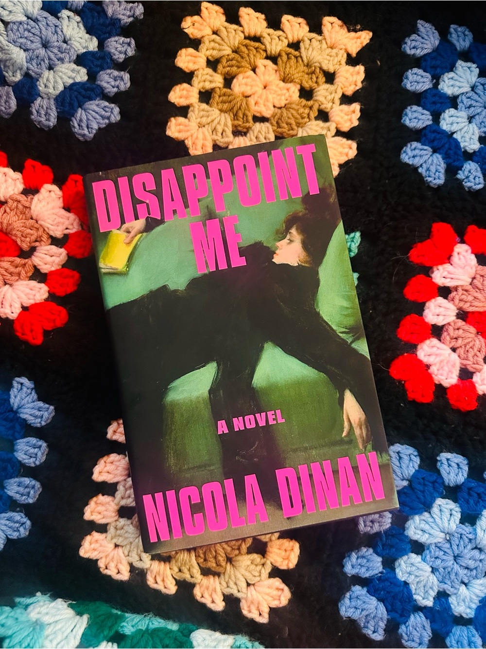 Disappoint Me by Nicola Dinan - Bold Pink & Green Cover